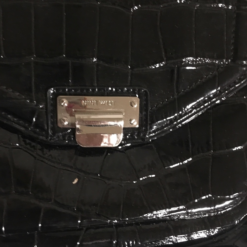 Nine West black purse, bag great condition